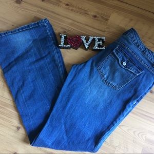 Aeropostale Hailey Stretch Flare Jeans